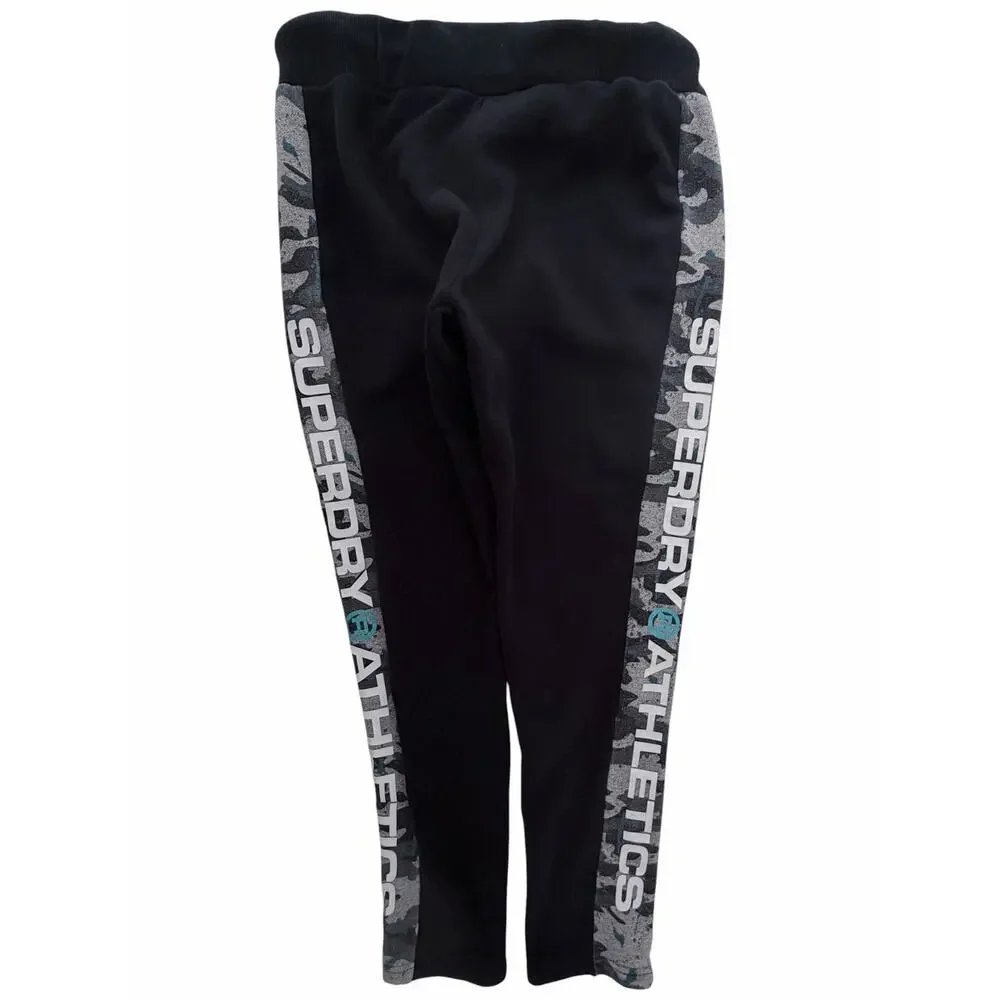 Superdry Athletic Joggers Mens Large Black